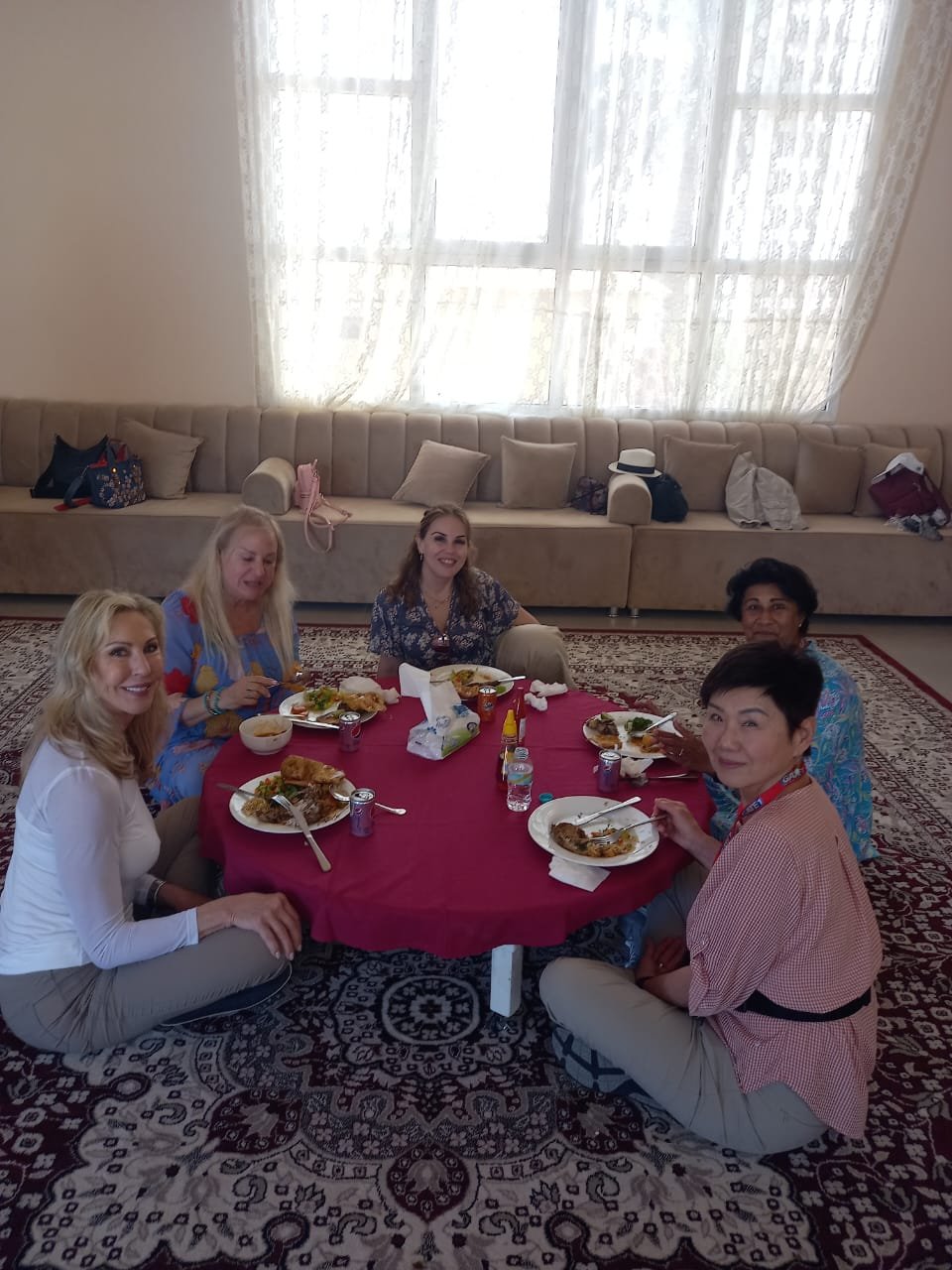 Lunch with Omani family