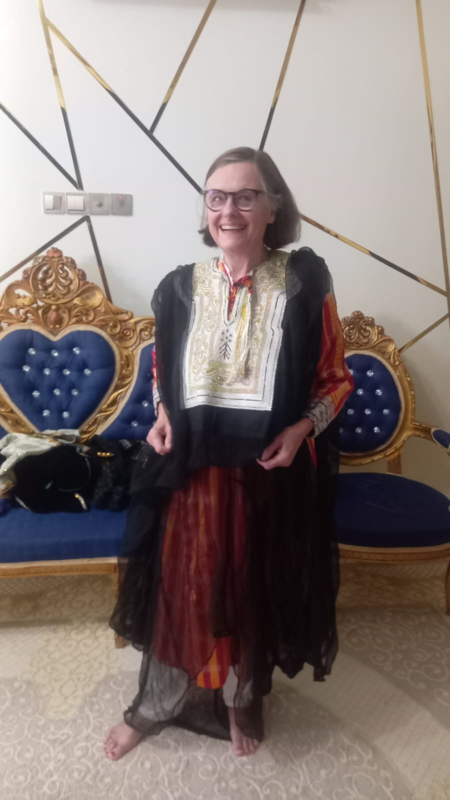 Lunch with Omani family